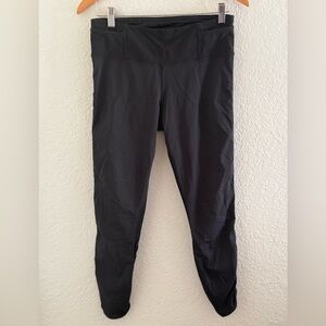 Lululemon Athletica Black Zip-Pocket Leggings